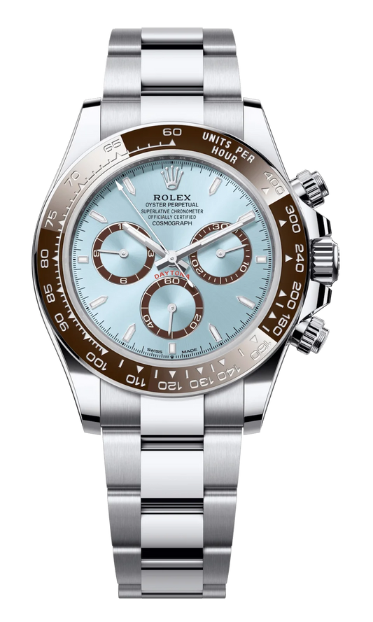 Rolex Cosmograph Daytona Platinum Ice Blue Oyster Men’s Watch 126506-0001