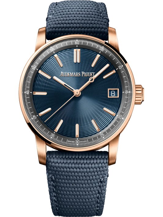 Audemars Piguet Code 11.59 Selfwinding Pink Gold Bleu Nuit Men’s Watch 15210OR.OO.A348KB.01