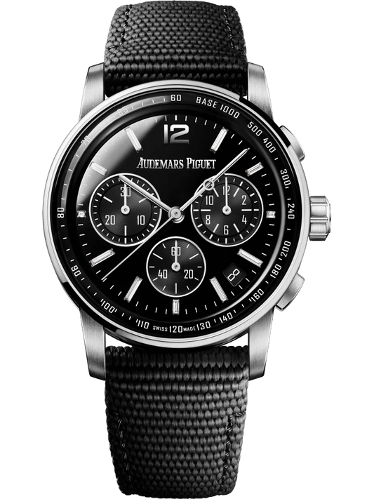 Audemars Piguet Code 11.59 Selfwinding Chronograph White Gold Black Onyx Men’s Watch 26393BC.OO.A002KB.02