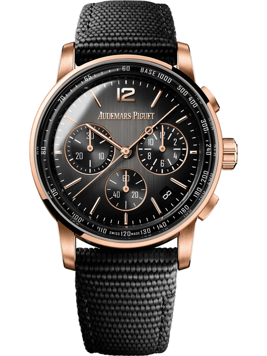 Audemars Piguet Code 11.59 Selfwinding Chronograph Pink Gold Smoked Grey Men’s Watch 26393NR.OO.A002KB.01