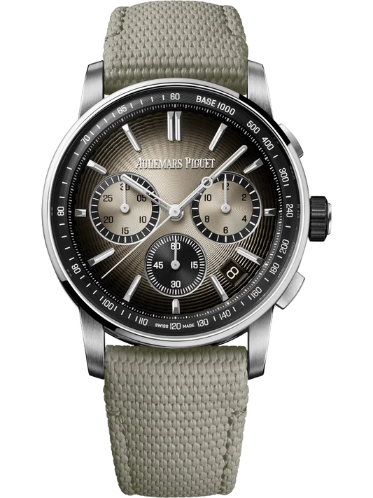 Audemars Piguet Code 11.59 Selfwinding Chronograph Steel Ceramic Beige Men’s Watch 26393QT.OO.A064KB.01