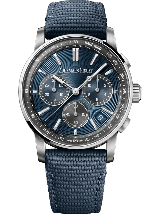 Audemars Piguet Code 11.59 Selfwinding Chronograph Steel Bleu Nuit Men’s Watch 26393ST.OO.A348KB.01