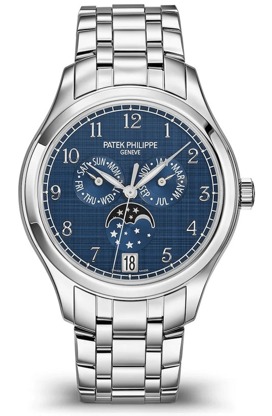 Patek Philippe Complications Annual Calendar Midnight Blue Polished Steel Unisex Watch 4947/1A-001