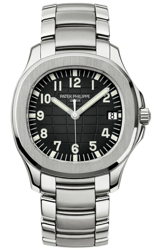 Patek Philippe Aquanaut Black Embossed Stainless Steel Men’s Watch 5167/1A-001