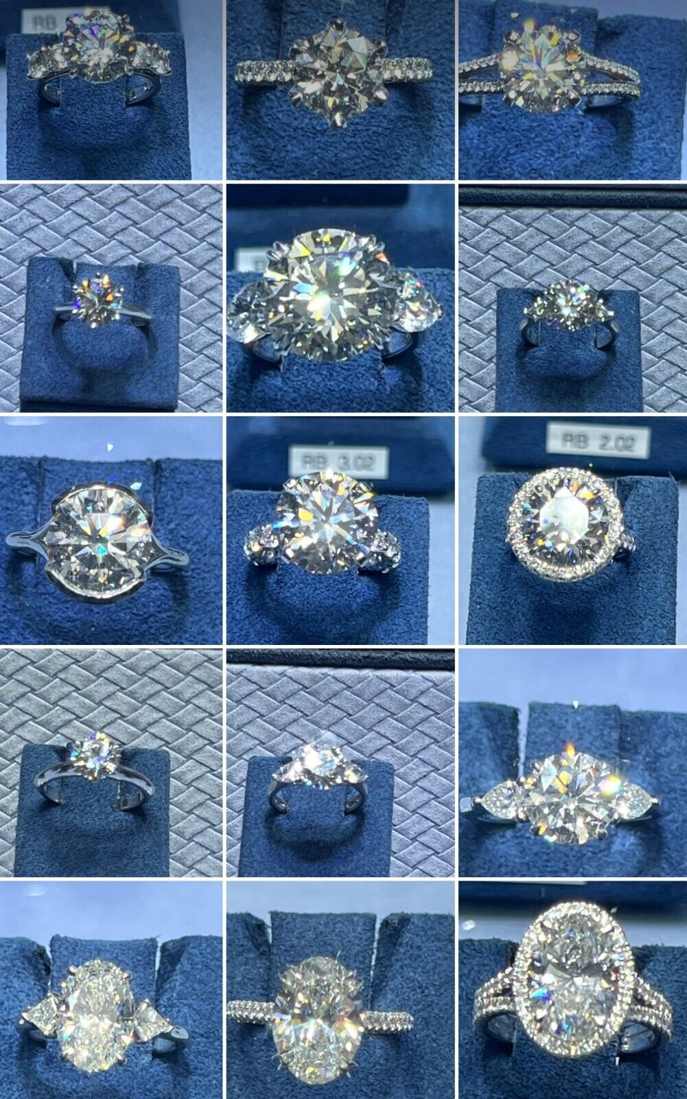 natural Diamond Oval GIA Certified 10.03 H VS1 18k Gold Engagement Ring