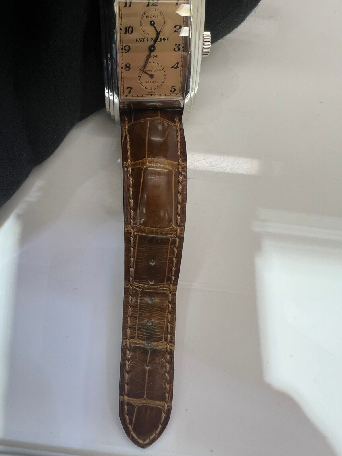 Patek Philippe Platinum Gondolo Salmon Men's Watch - 5101P