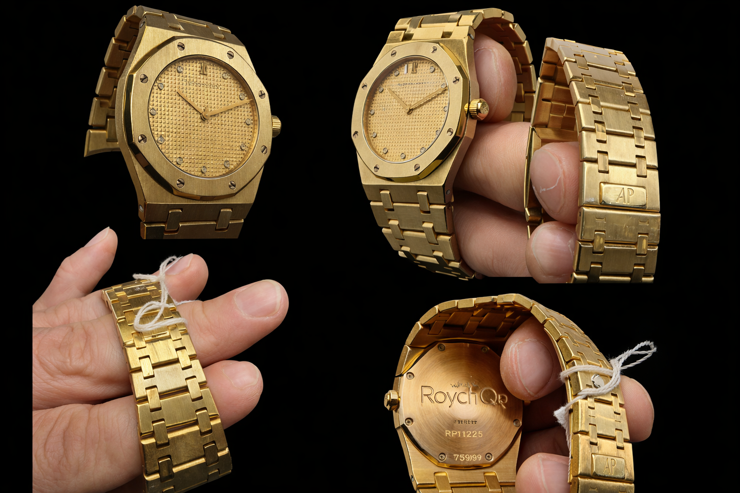 Audemars Piguet Royal Oak 33mm – 18K Yellow Gold Diamond Dial Ref. 56175BA