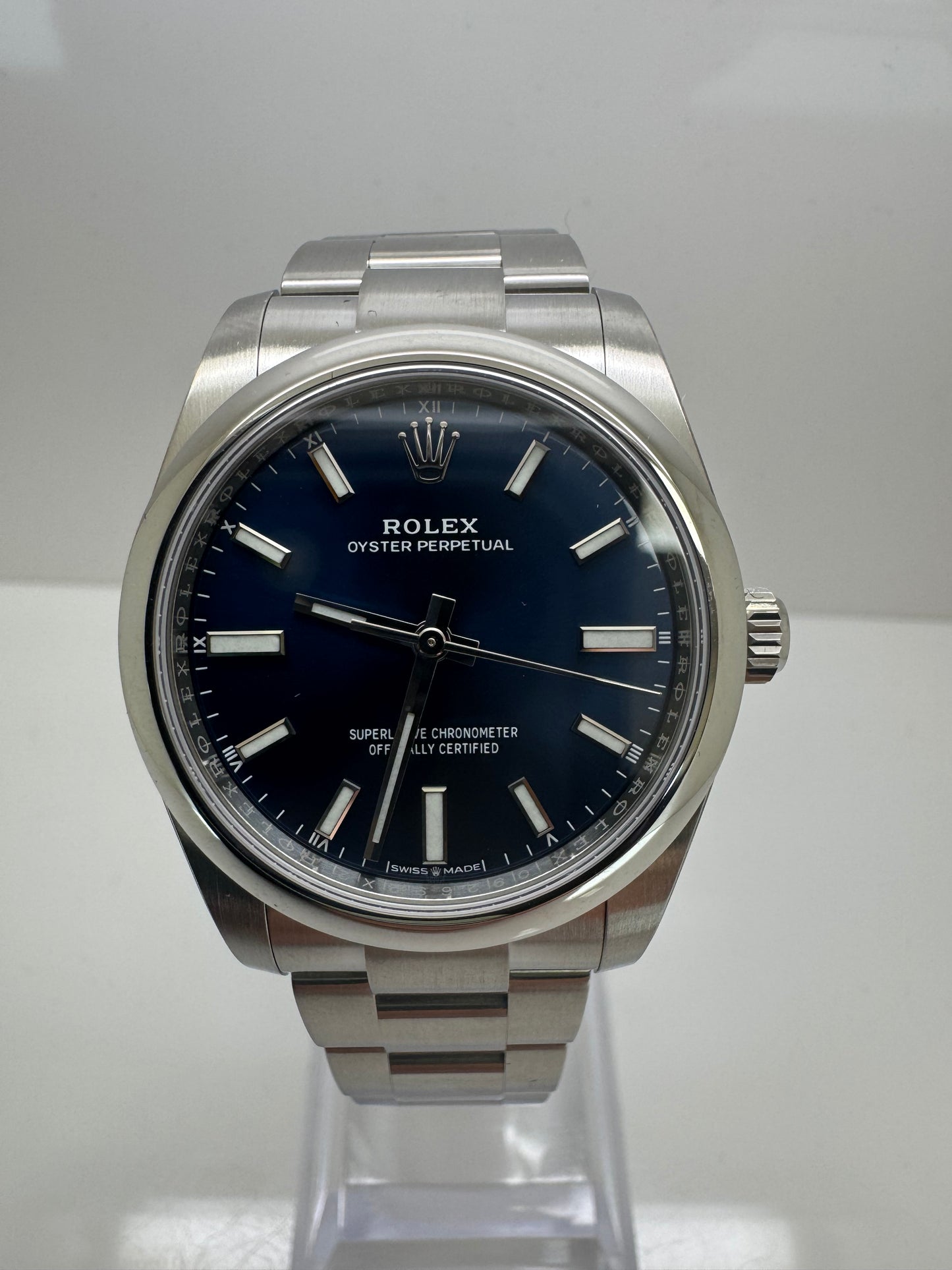 Rolex Oyster Perpetual 31 Blue Dial Women's Watch 277200-0003