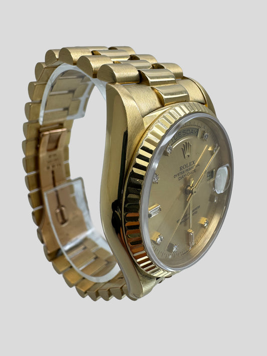 Rolex 18238 Day Date 36mm Diamond Dial