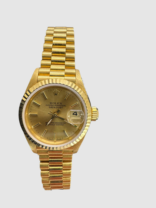 Rolex Ladies Datejust 26mm yellow gold