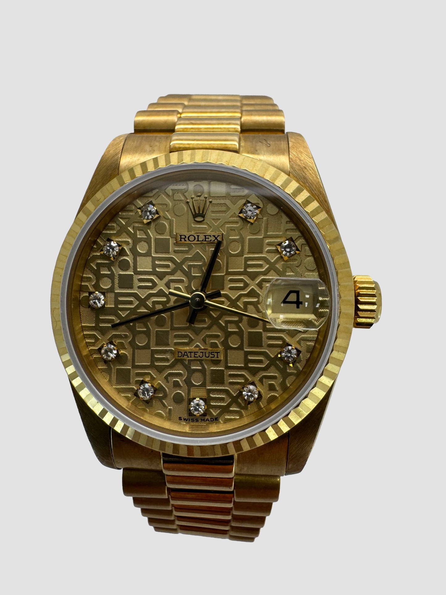 Rolex Ladies Date Just 68278 Diamonds Jubilee dial