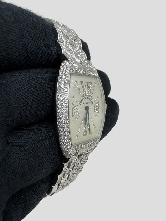 Frank Muller Ladies White Gold Diamond No.20