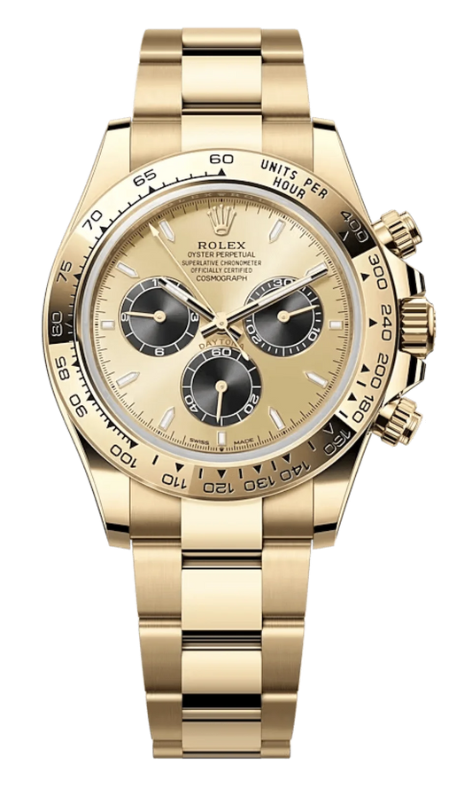 Rolex Cosmograph Daytona Yellow Gold & Black Oyster Men’s Watch 126508-0006