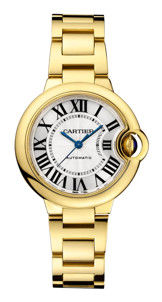 Cartier Ballon Bleu de Cartier 33mm Yellow Gold Ladies Watch WGBB0045