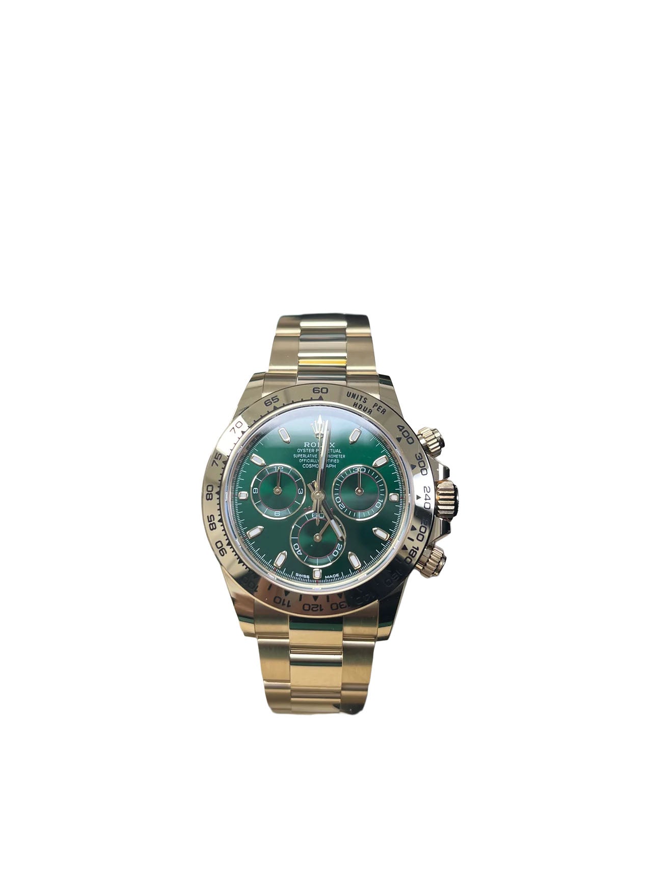 Rolex 'John Mayer' Daytona Cosmograph Green Dial, Yellow Gold (Ref#116508)