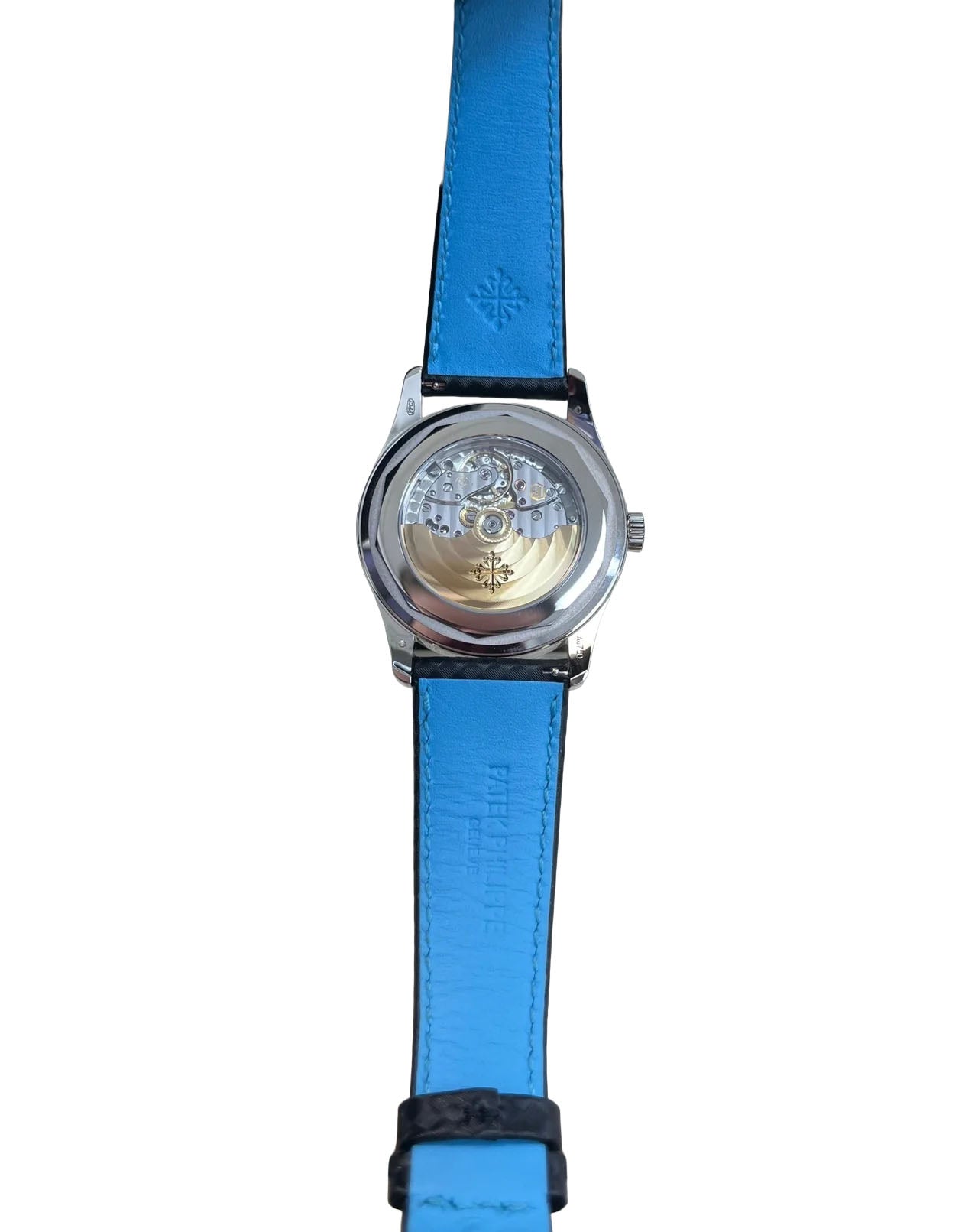 Patek Philippe Calatrava 40mm Blue Date Sweep Seconds (Ref# 6007G-011)