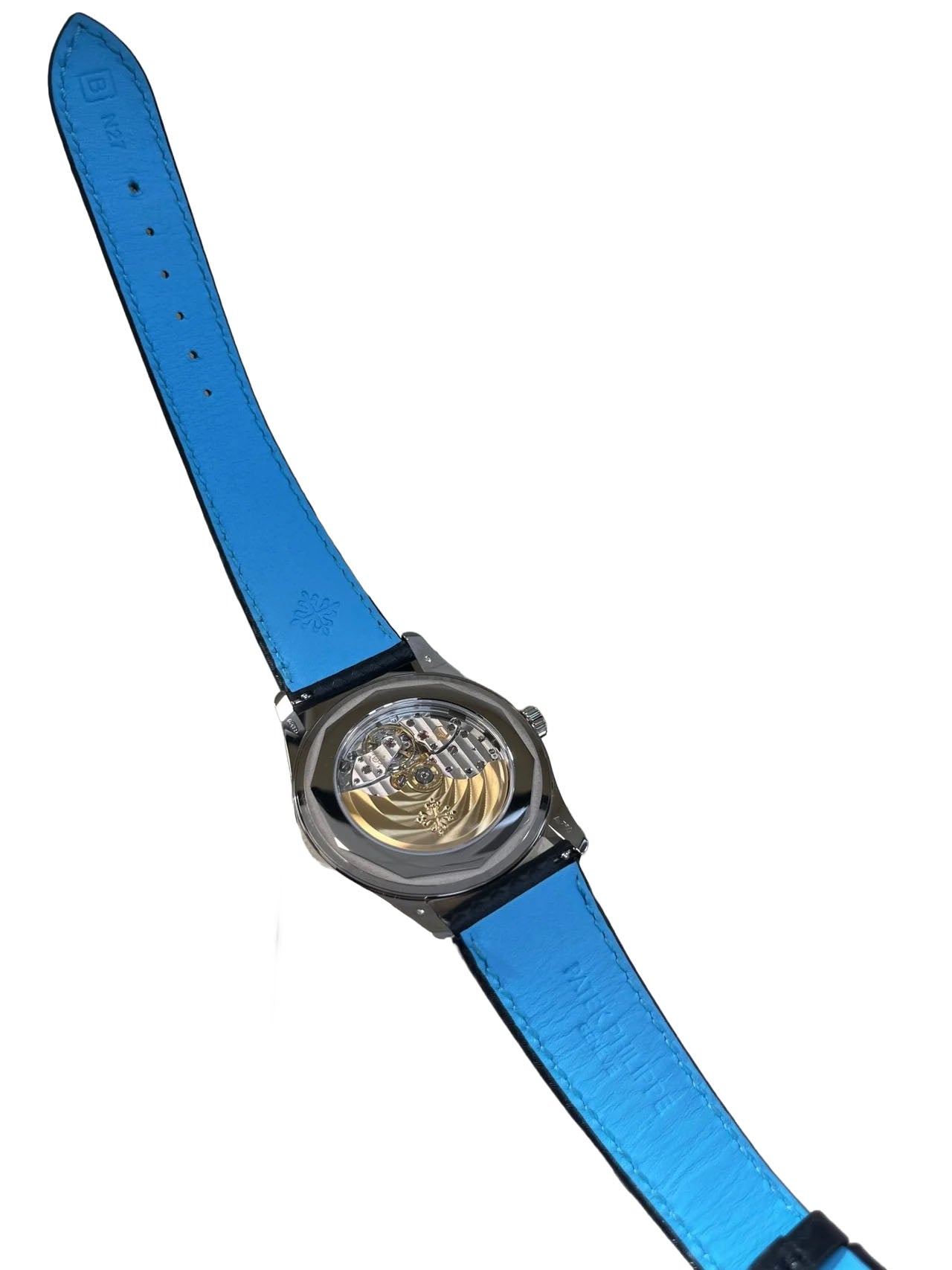 Patek Philippe Calatrava 40mm Blue Date Sweep Seconds (Ref# 6007G-011)