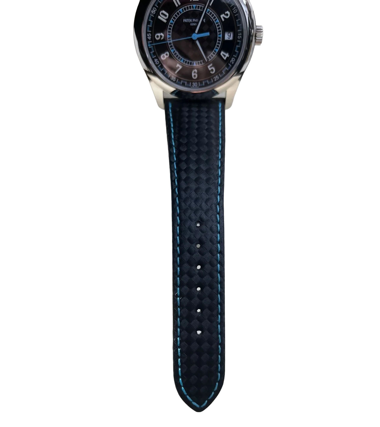 Patek Philippe Calatrava 40mm Blue Date Sweep Seconds (Ref# 6007G-011)