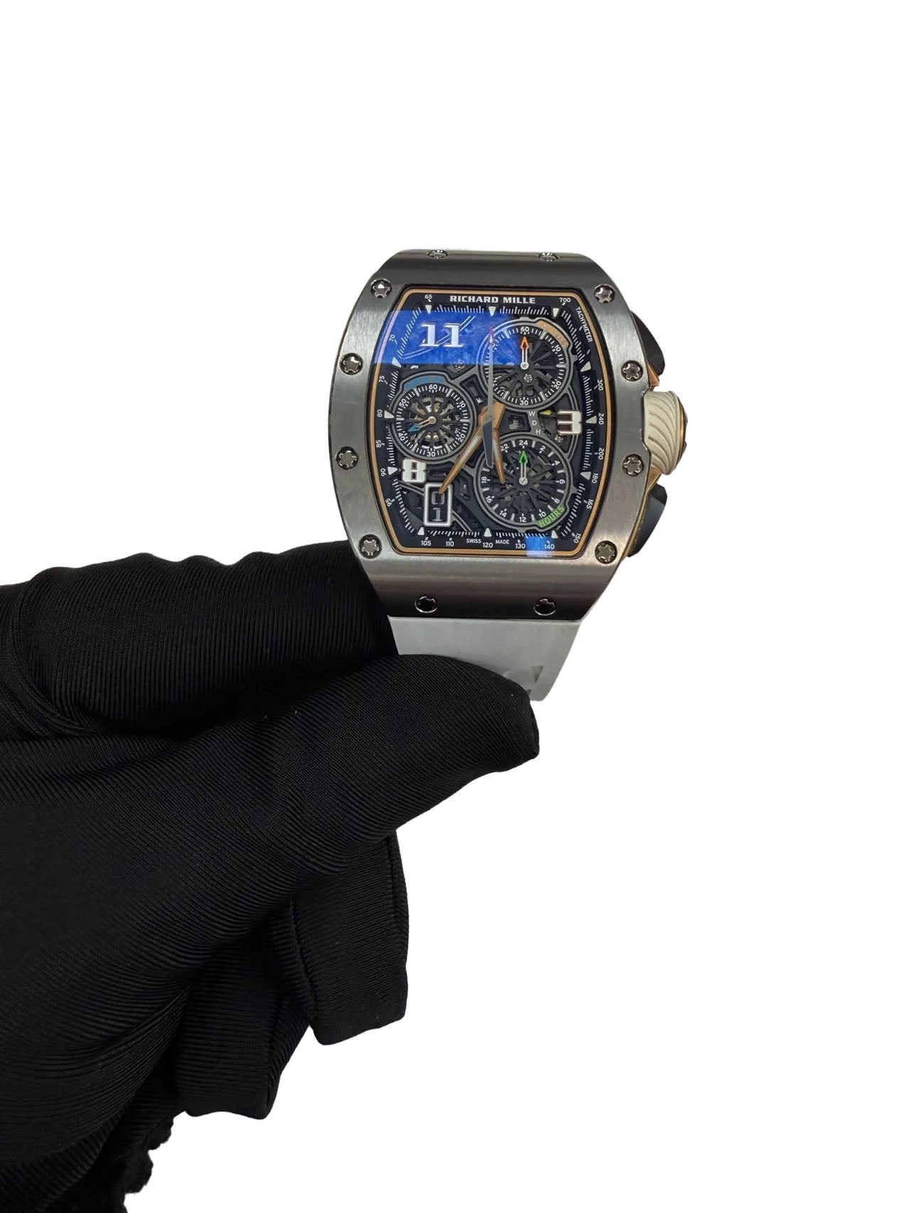 Richard Mille Automatic Winding Lifestyle Flyback Chronograph Titanium Rm 72-01