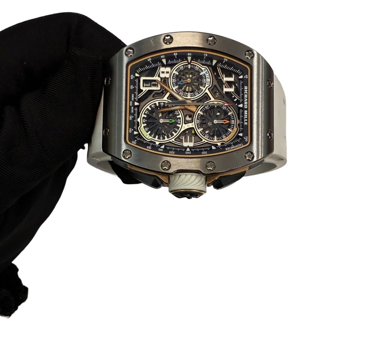 Richard Mille Automatic Winding Lifestyle Flyback Chronograph Titanium Rm 72-01