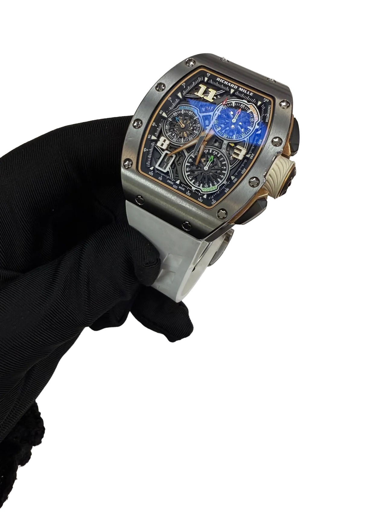 Richard Mille Automatic Winding Lifestyle Flyback Chronograph Titanium Rm 72-01