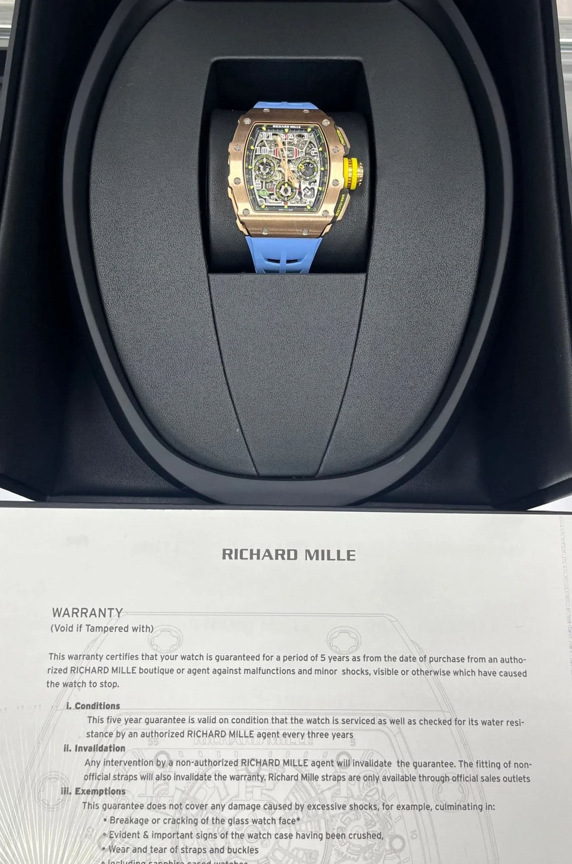 Richard Mille RM 011 11-03 Full Rose Gold Skeleton Dial