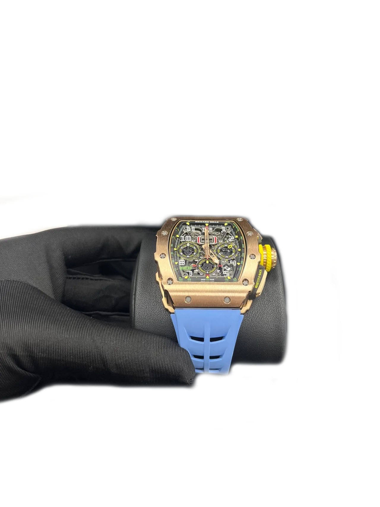 Richard Mille RM 011 11-03 Full Rose Gold Skeleton Dial