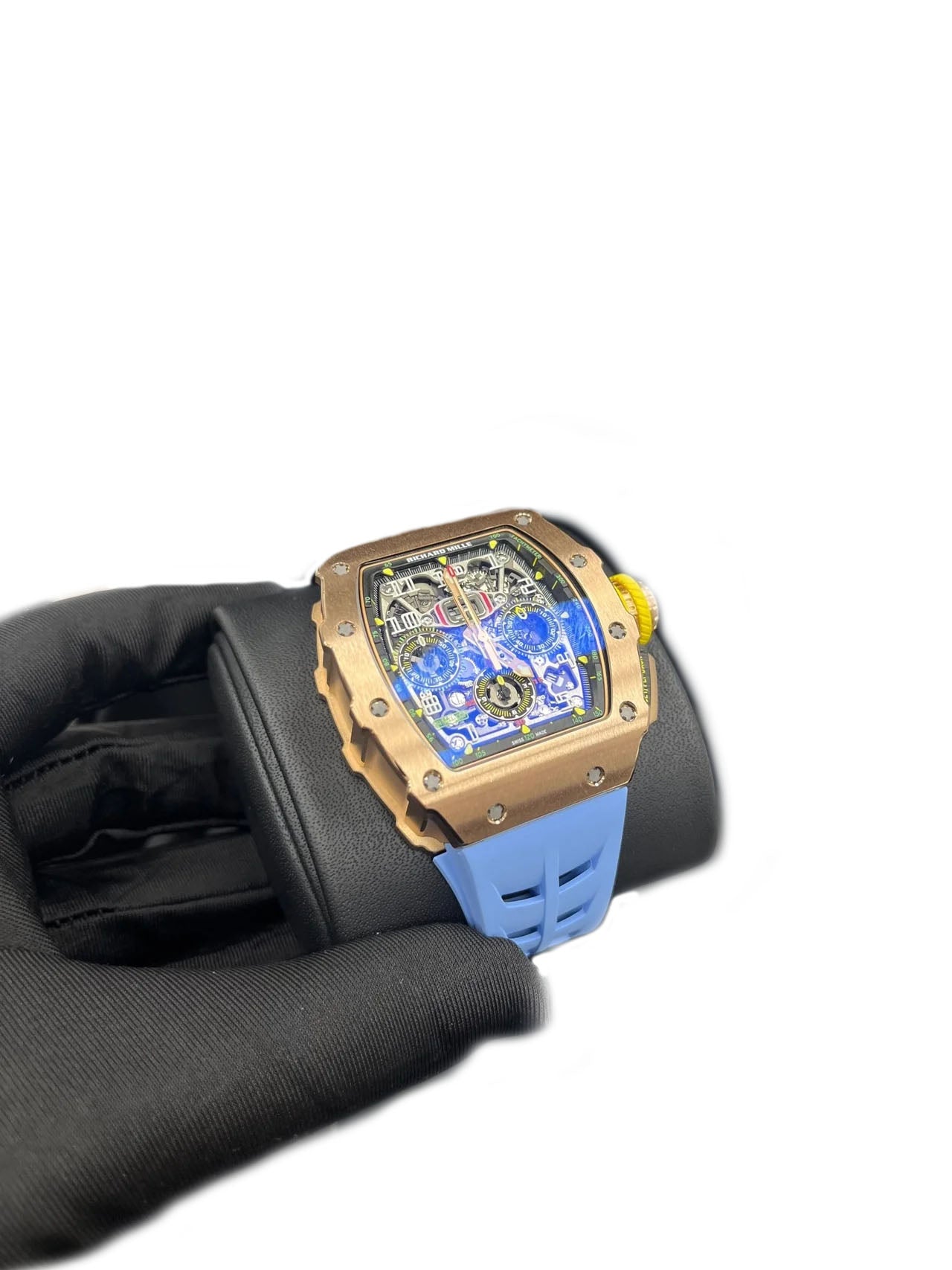 Richard Mille RM 011 11-03 Full Rose Gold Skeleton Dial