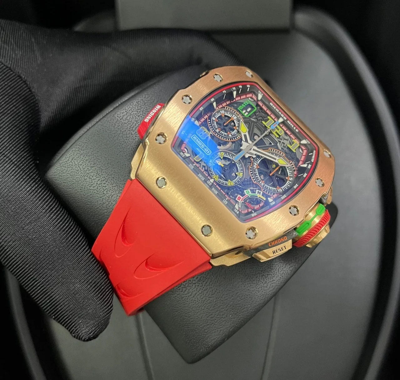 Richard Mille RM 65-01 Automatic Chronograph Full Rose Gold
