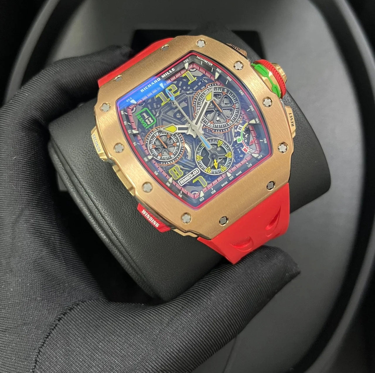 Richard Mille RM 65-01 Automatic Chronograph Full Rose Gold