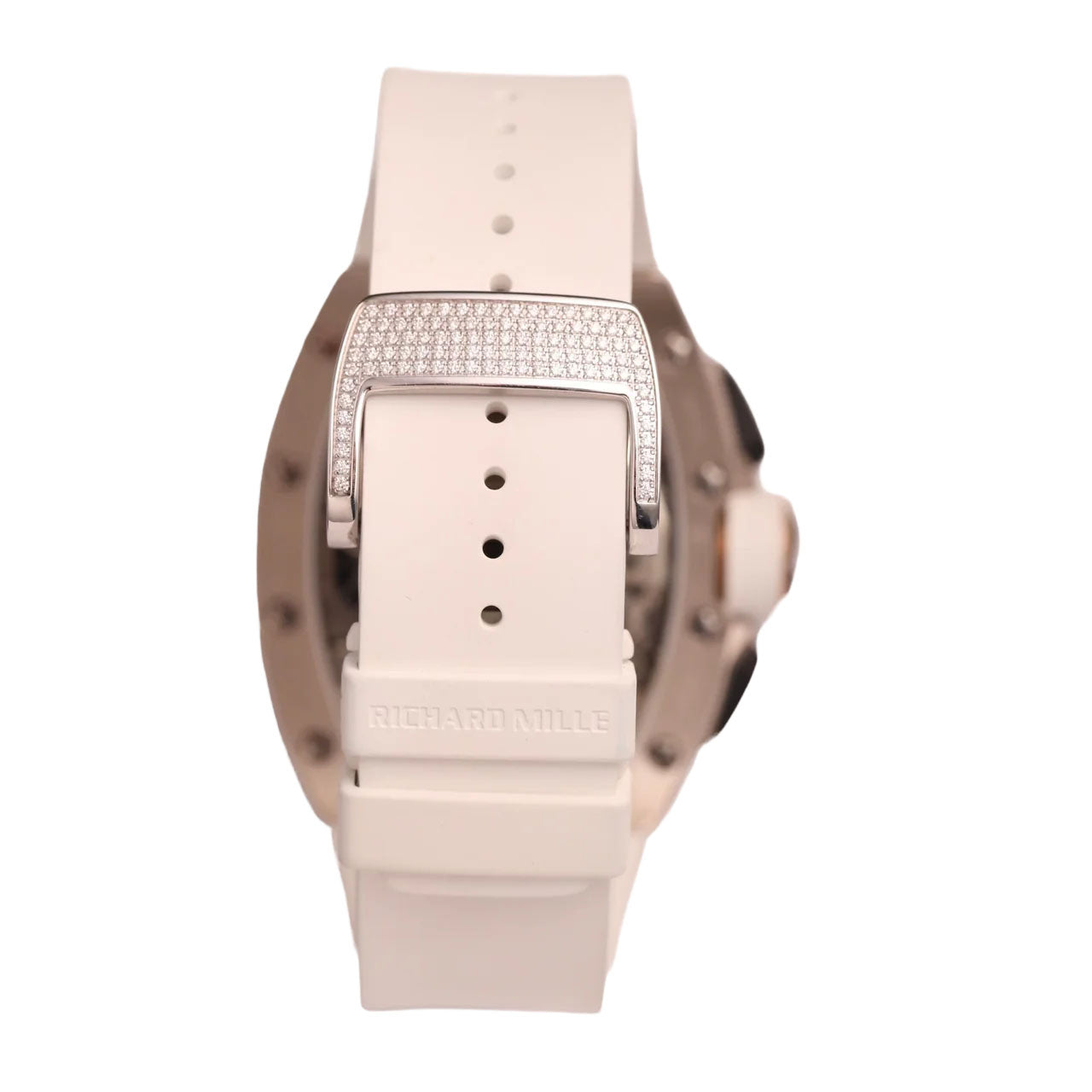 Richard Mille RM 72-01 Automatic Winding Lifestyle Flyback Chronograph White Gold with Baguette Diamonds