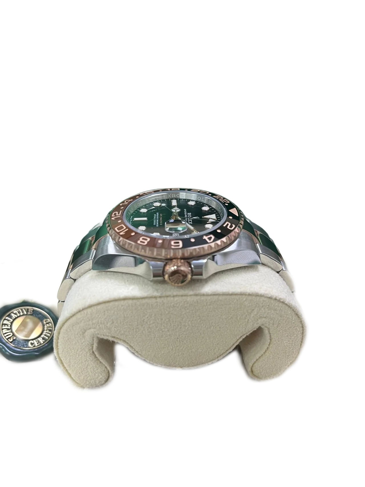 Rolex GMT-Master II Two-Tone Stainless Steel and Rose Gold - "The Rootbeer"- Black and Brown Bezel - Oyster Bracelet (Ref# 126711CHNR)