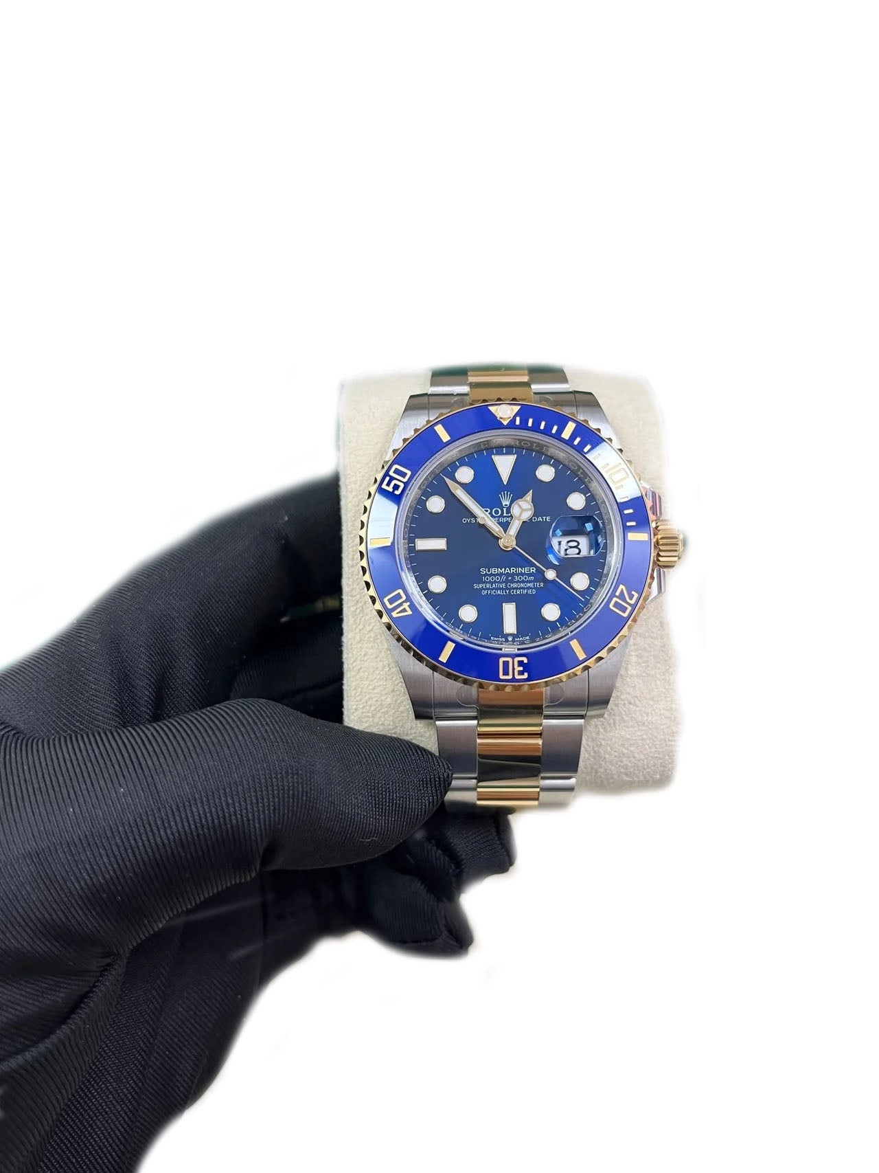 Rolex Submariner Two-Tone Yellow Gold & Steel Rolesor - Blue Dial Ceramic Bezel (Ref# 126613LB)