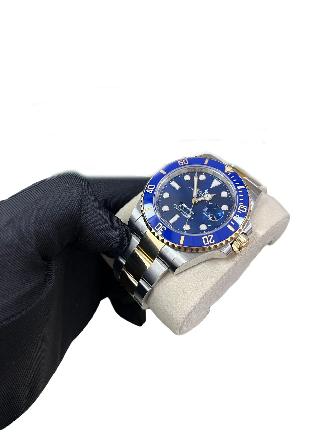 Rolex Submariner Two-Tone Yellow Gold & Steel Rolesor - Blue Dial Ceramic Bezel (Ref# 126613LB)