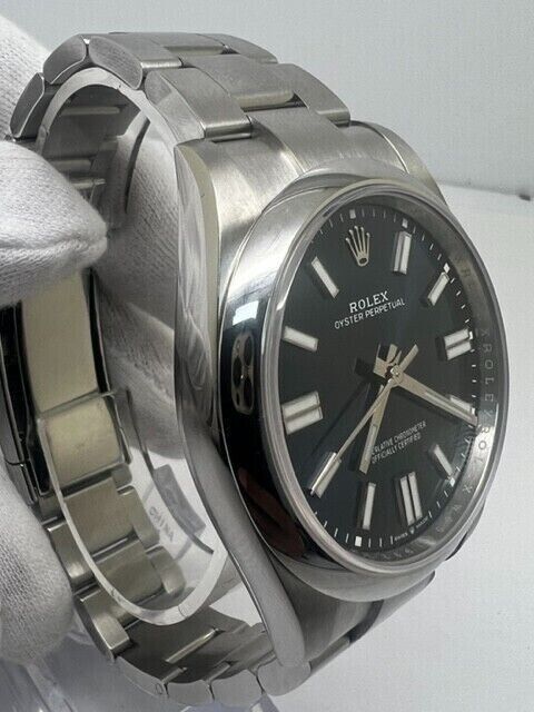 Rolex Oyster Perpetual 41mm Blue Oyster Watch 124300