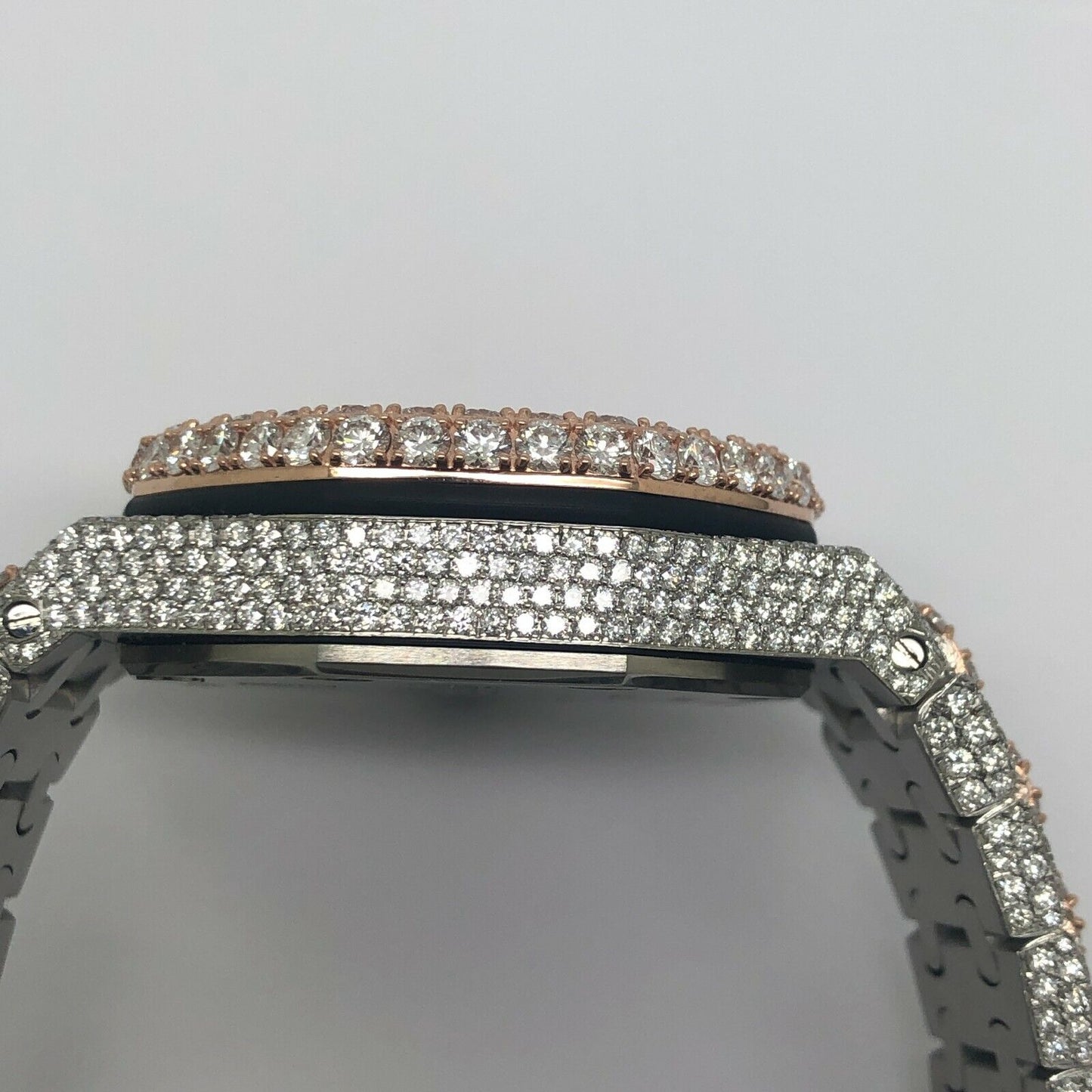 Audemars Piguet Royal Oak Offshore "Panda" 45 Cts E VVS Diamond Men's Watch