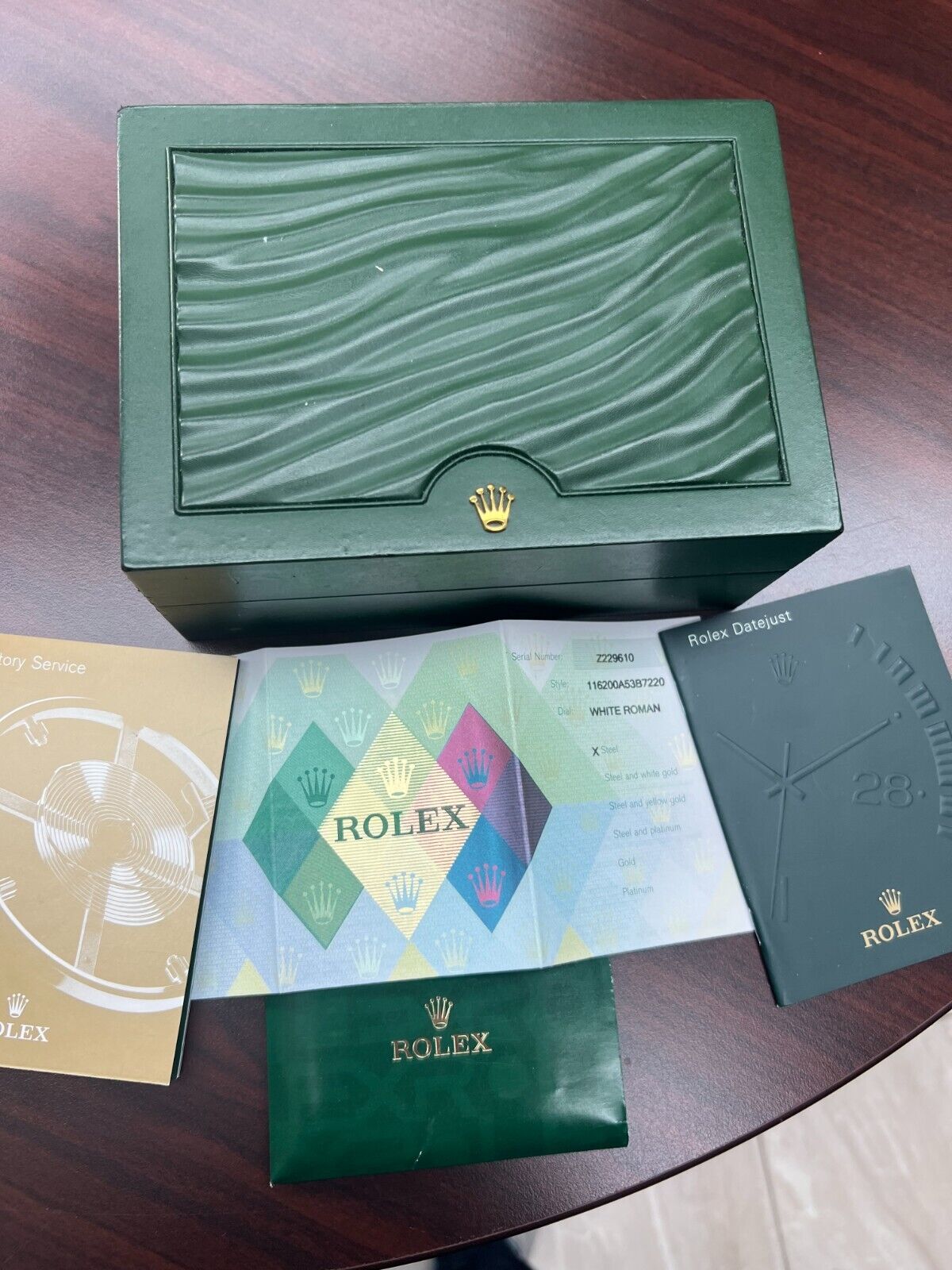 Rolex Datejust White Men's Watch - 116200