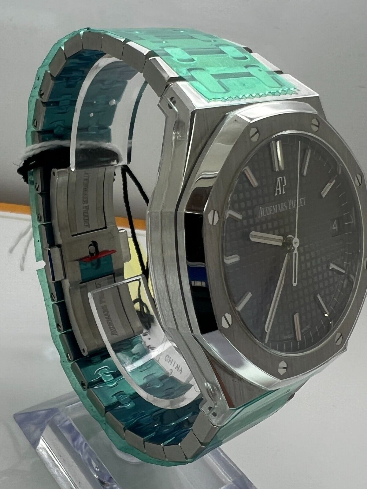 Audemars Piguet New AP Royal Oak Stainless Steel Grey Dial 41mm 15500ST