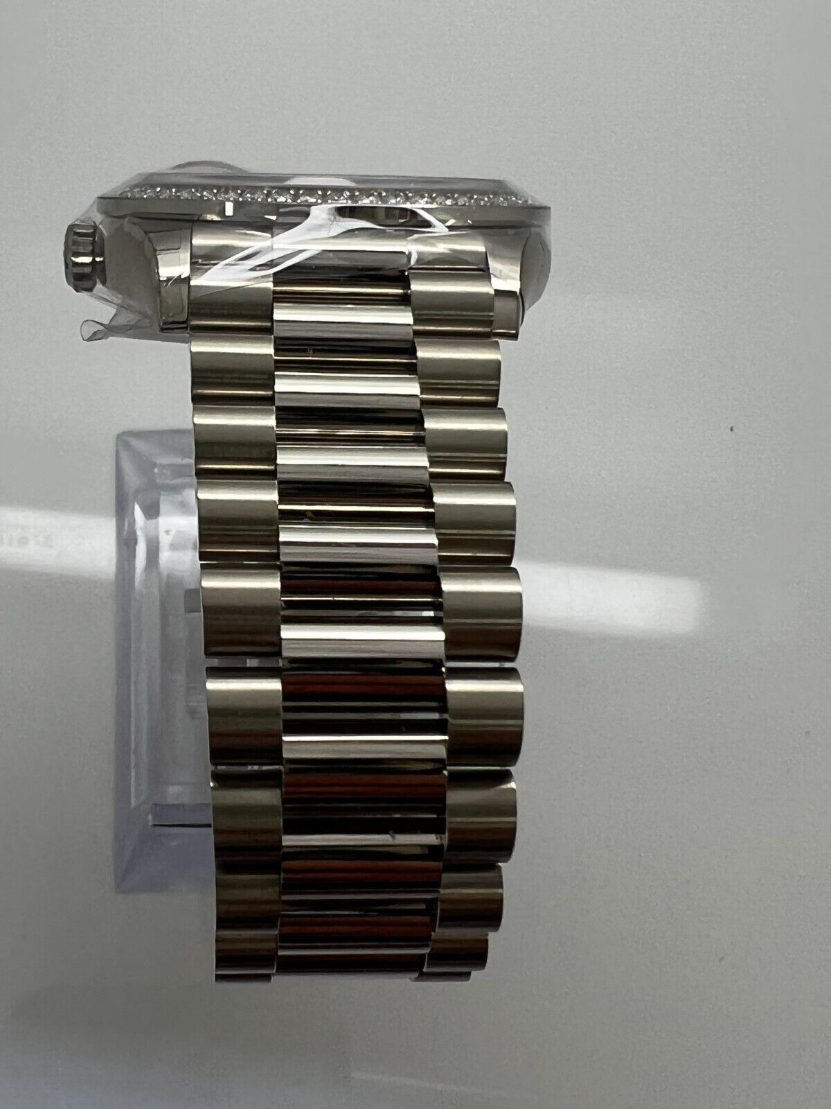 Rolex Day-Date 128349 18k White Diamond Watch 2022