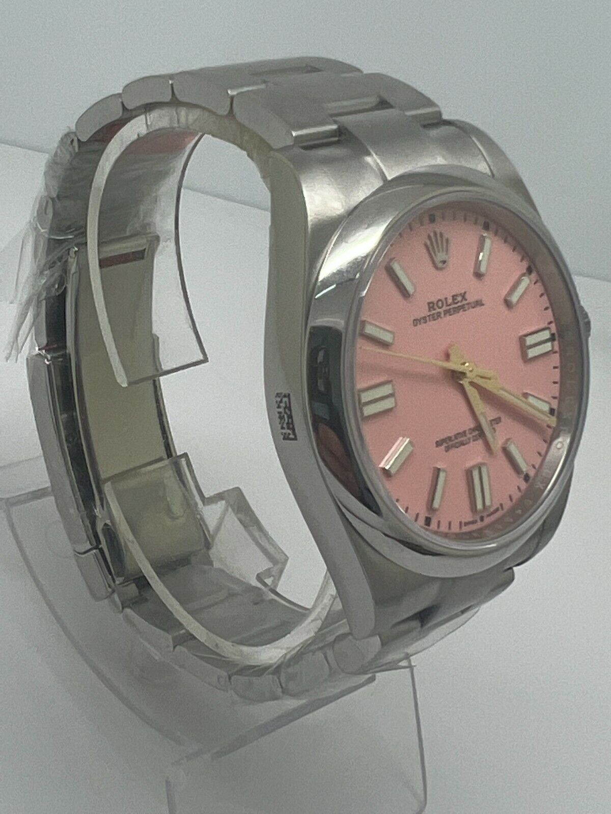 Rolex Oyster Perpetual 41mm Pink Oyster Watch 124300