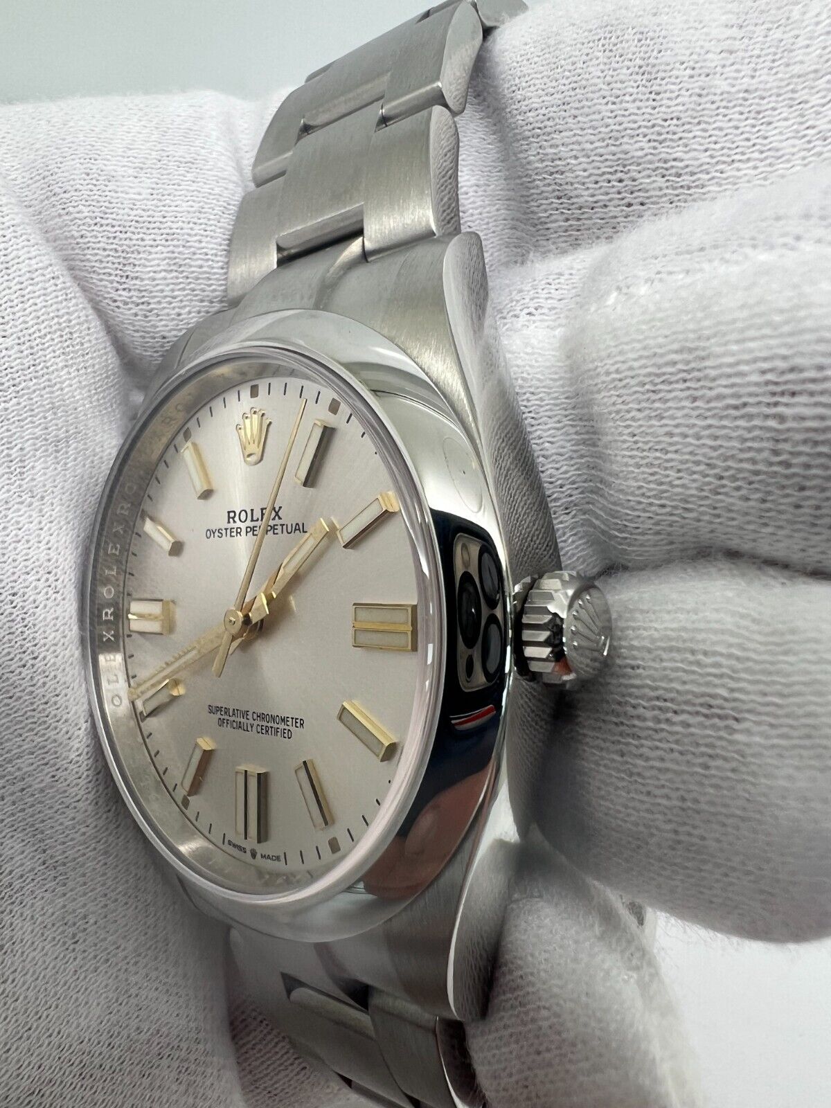 Rolex Oyster Perpetual 124300 41mm Silver Dial Brand New 2023