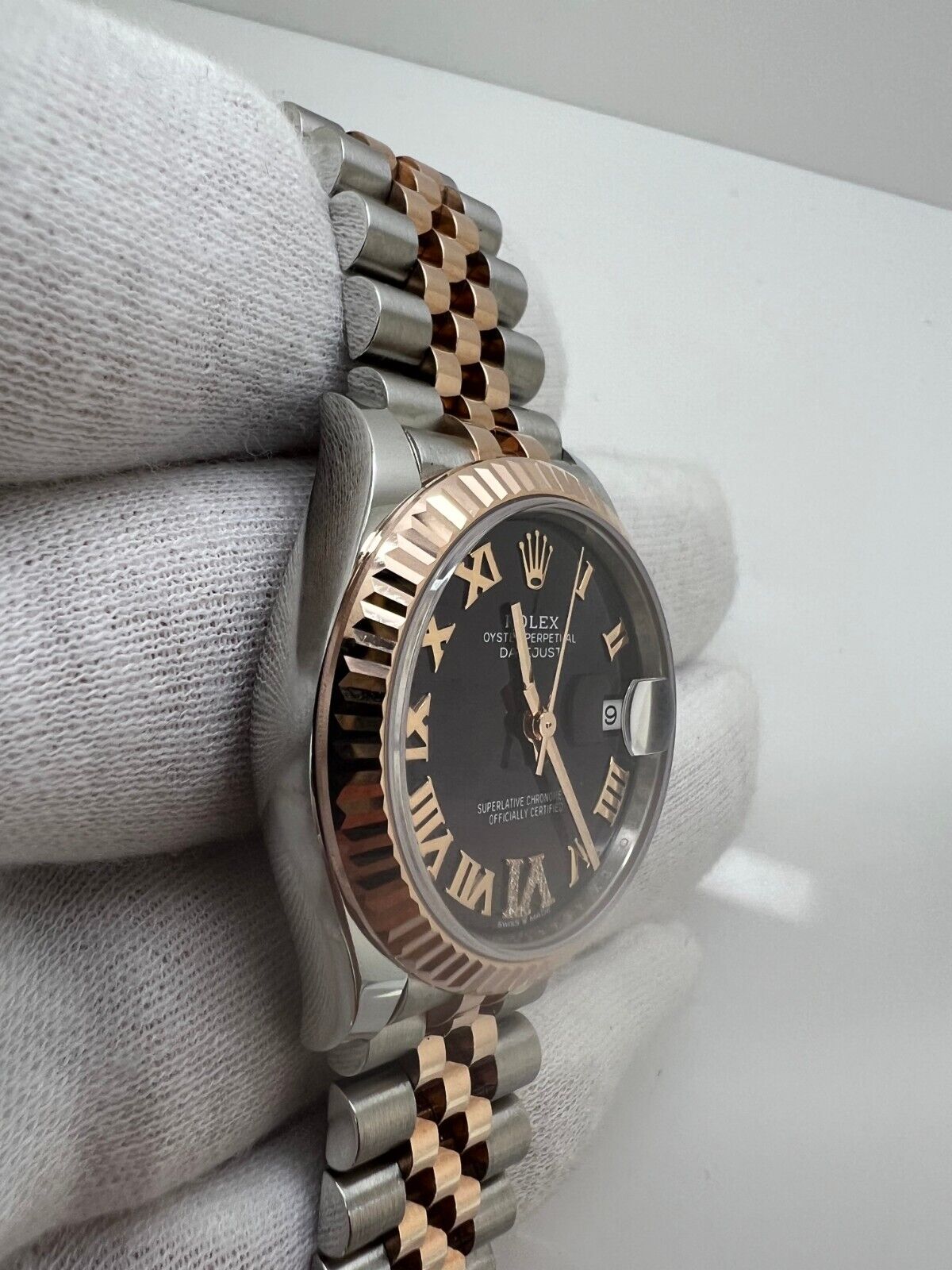 Rolex Datejust 31mm 278271 Purple Diamond Roman Watch
