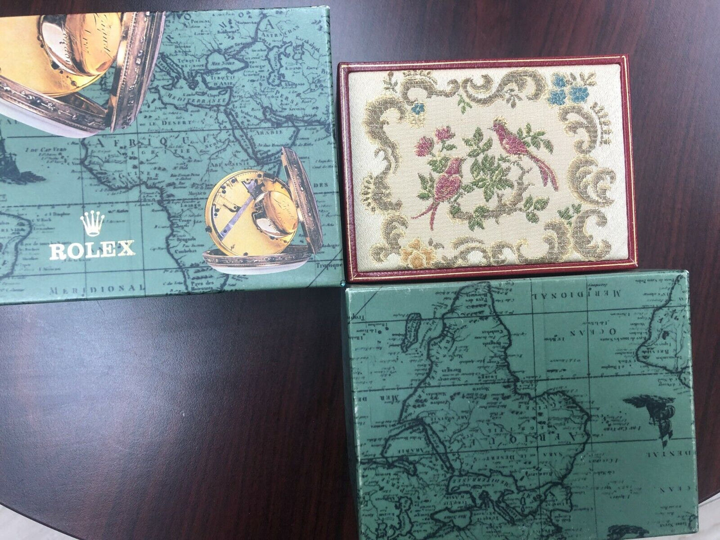 Rolex 18k Yellow Gold Ladies Presidential Tigers Eye Diamond Dial Watch