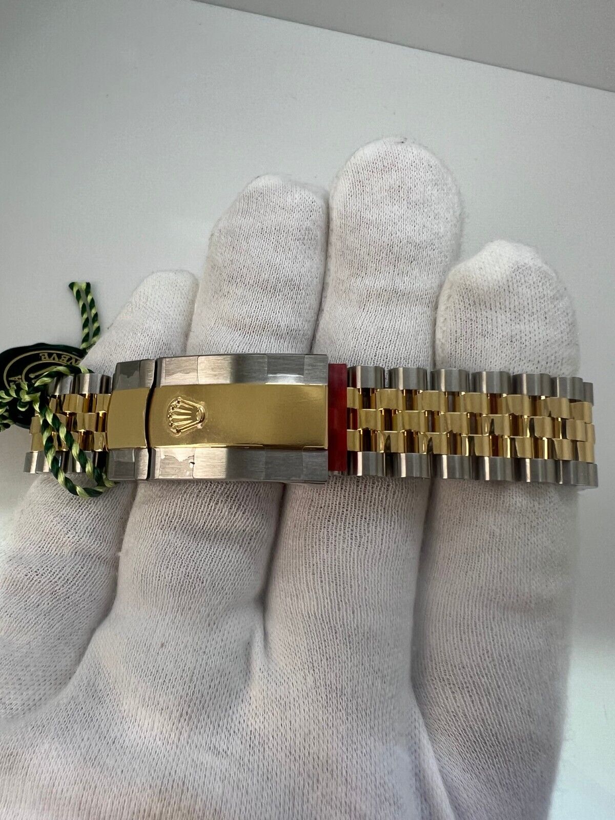 Rolex Datejust 126233 Green Diamond Roman Steel/Gold Jubilee Watch