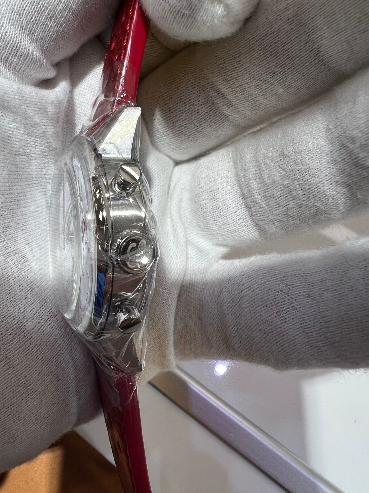 New Breitling Top Time B01 Ford Thunderbird White Dial AB01766A1A1X1 Watch 41mm