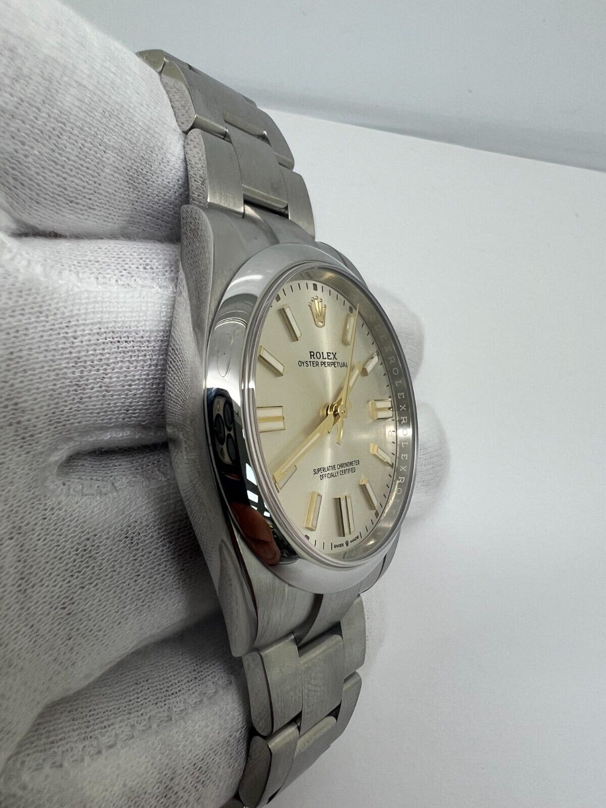 Rolex Oyster Perpetual 124300 41mm Silver Dial Brand New 2023