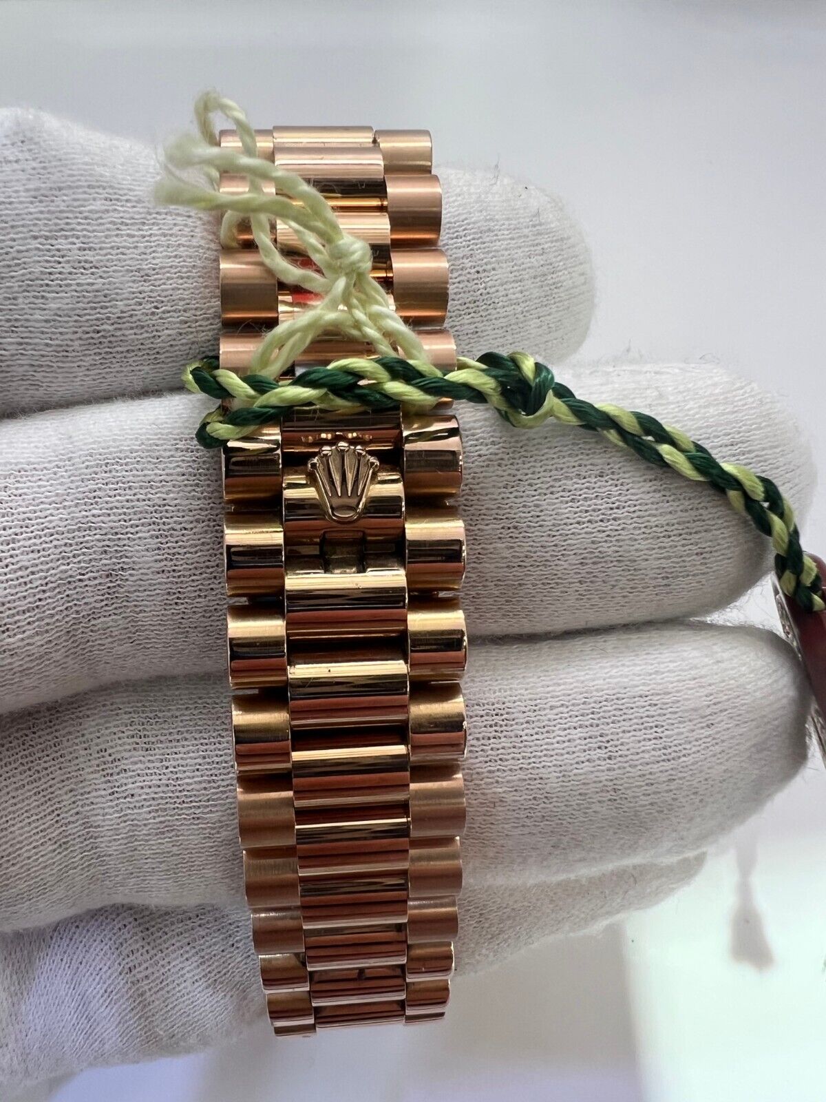 Rolex Daydate 118205 18k Rose Gold 36mm Diamond Watch