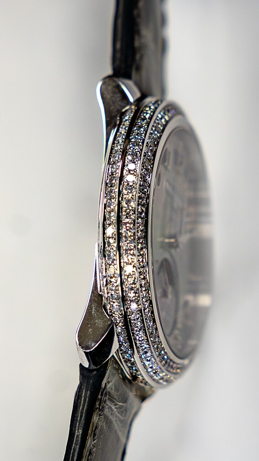 Patek Philippe 4968-g-001 Moonphase Tahitian MOP White Gold Watch