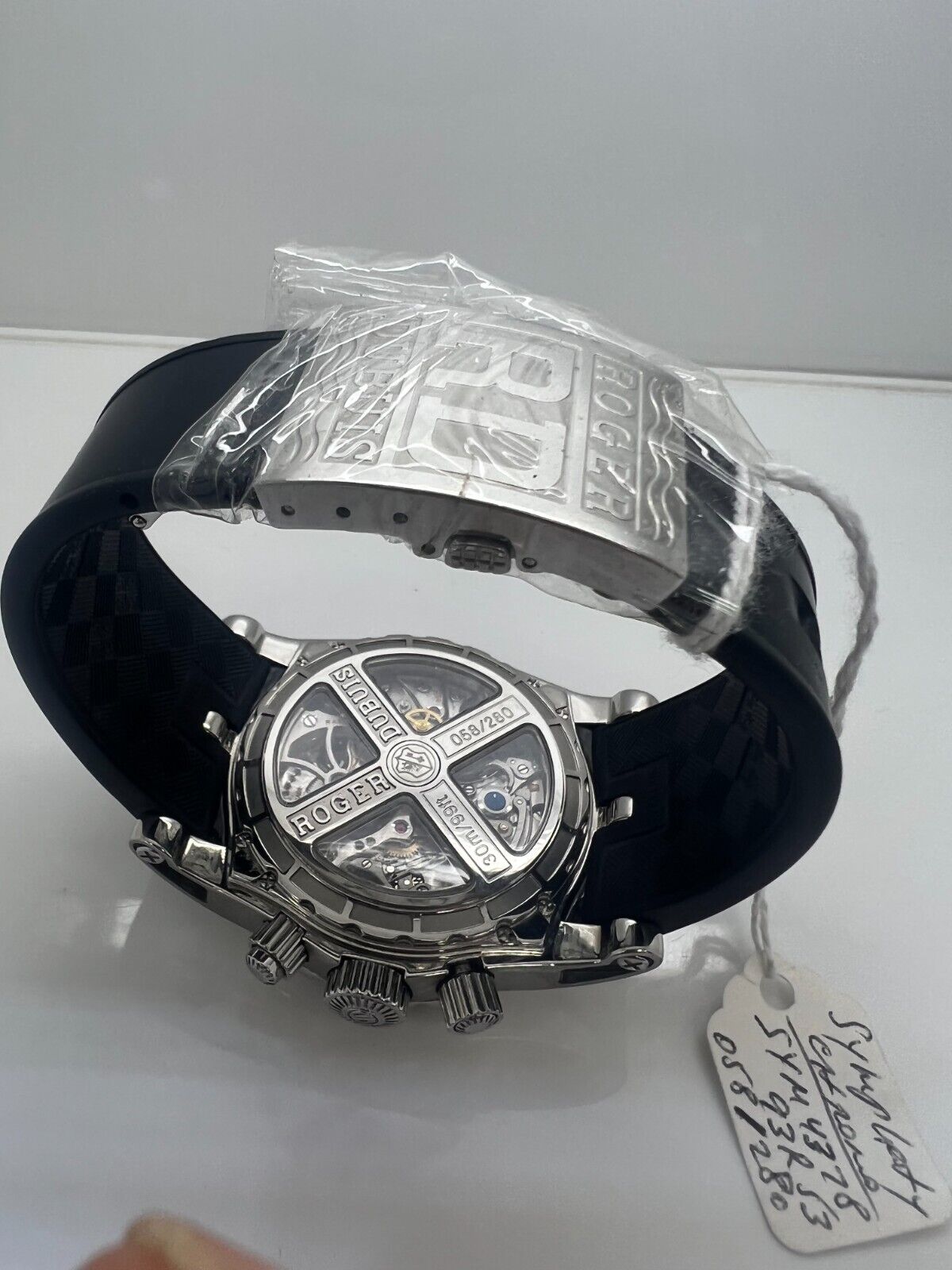 Roger Dubuis Excalibur 280 limited Auto Steel Mens Strap Watch