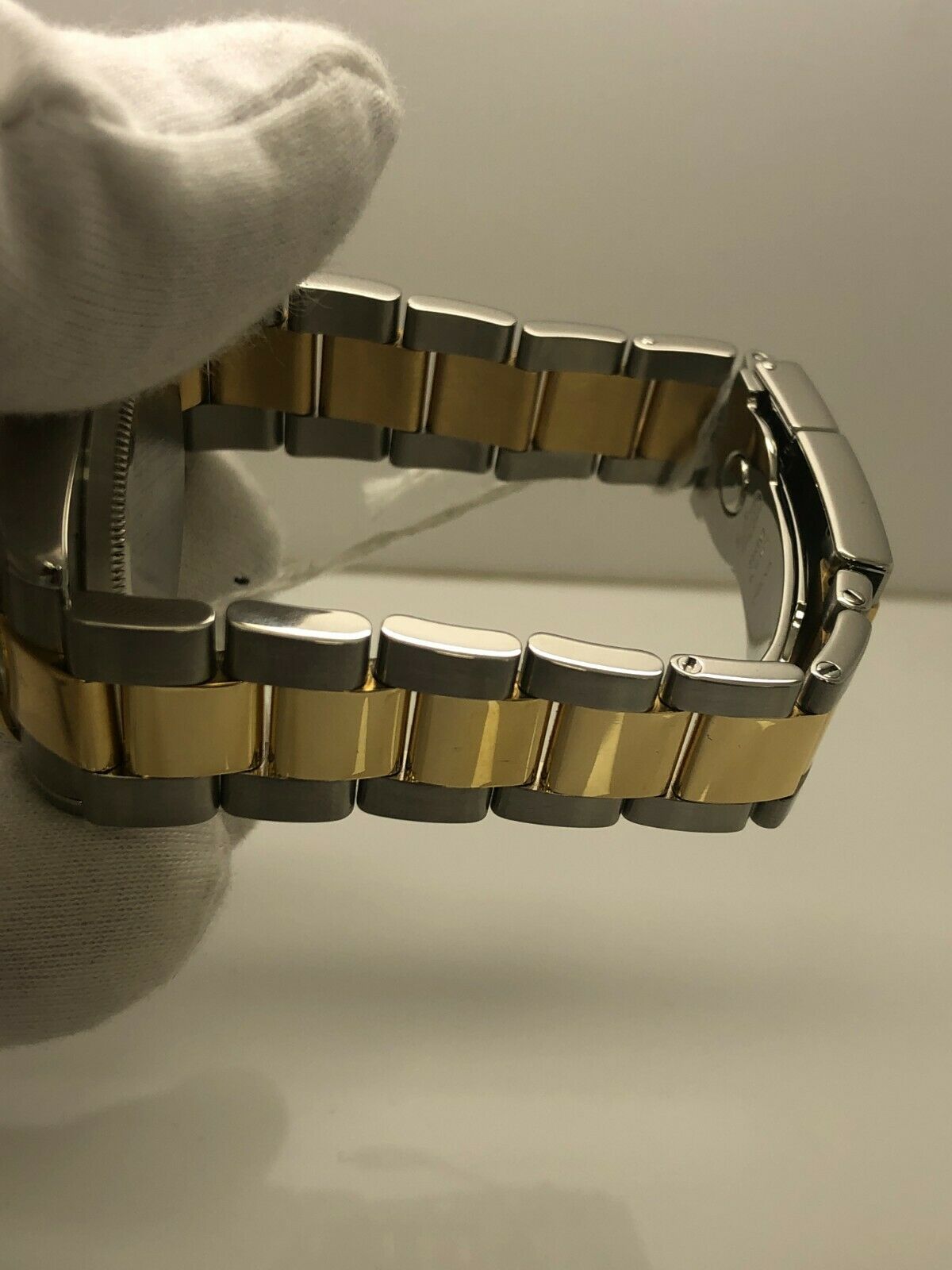 Rolex Daytona Two Tone Silver Diamond Dial Men's Watch